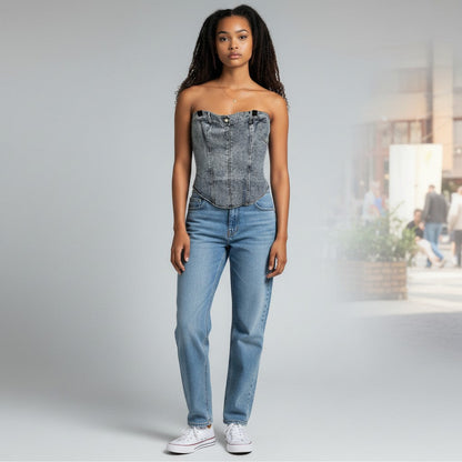 Sassy Shirt with a Surprise Zip Back