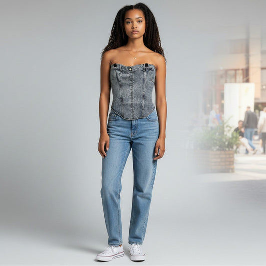 Sassy Shirt with a Surprise Zip Back