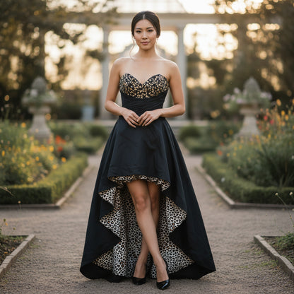 Dazzling Black Embellished Mini Dress for Sizzling Nights