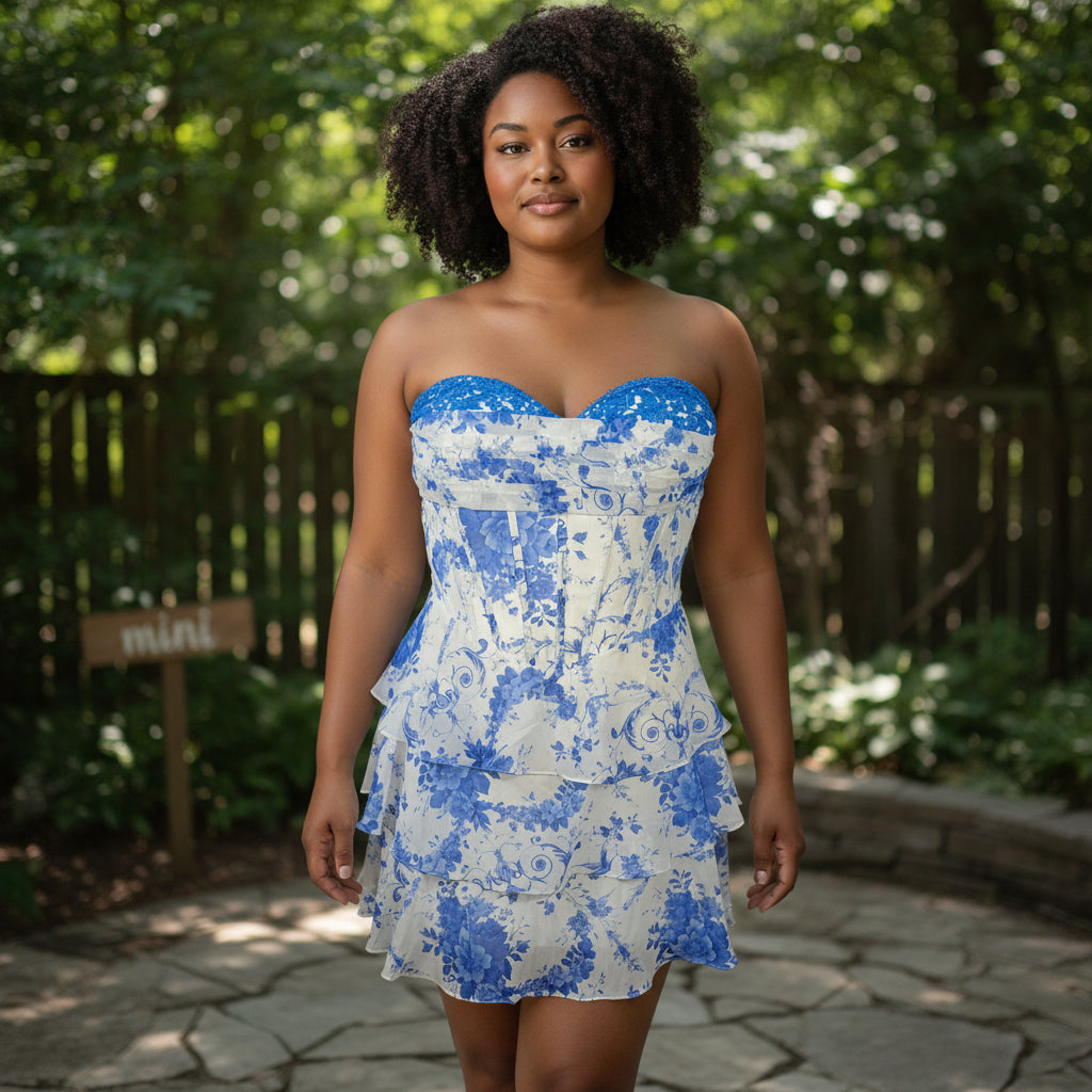 Floral Fantasy: The Dress That Blooms Everywhere You Go!
