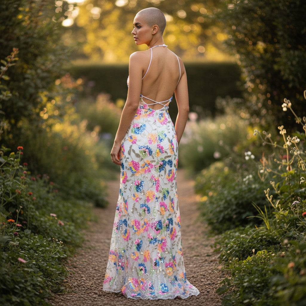Floral Fiesta Maxi Dress: Unleash Your Inner Flower Power! Pre-Loved