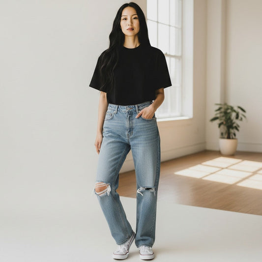 With Knee Rip Light Acid- The Pants That Carry Your Life