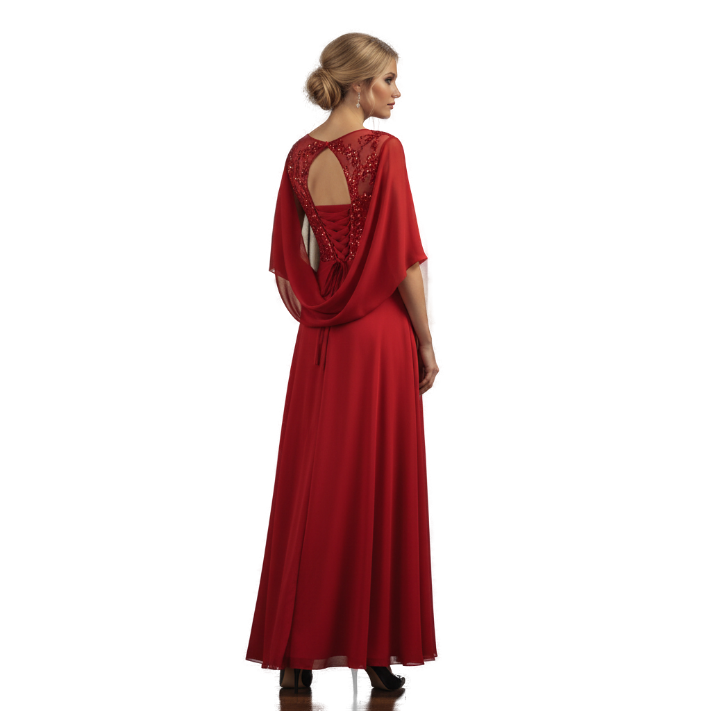 Dazzling Red Lace Glam Dress for Unforgettable Evenings