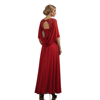 Dazzling Red Lace Glam Dress for Unforgettable Evenings