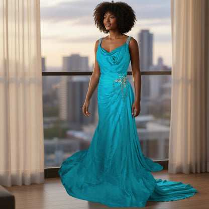 Teal Temptation: The Dress That Turns Heads & Hearts