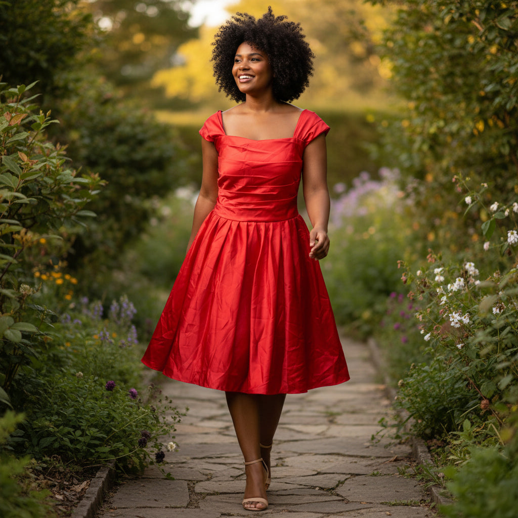 Sizzling Siren Satin Dress: Turn Heads and Hearts!