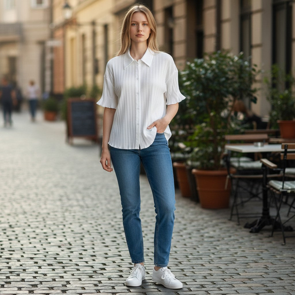 Chiffon Chic Pleated Blouse - Look Like a Million Bucks